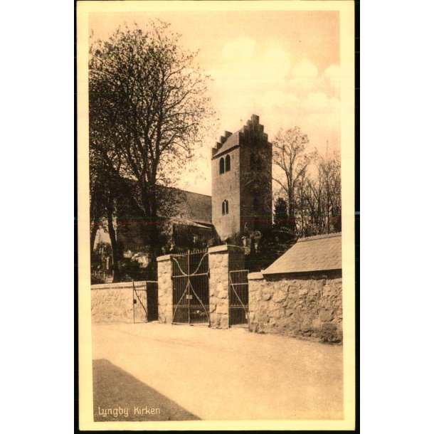 Lyngby - Kirken - Henriksens Bogh. 45033 - Ubrugt