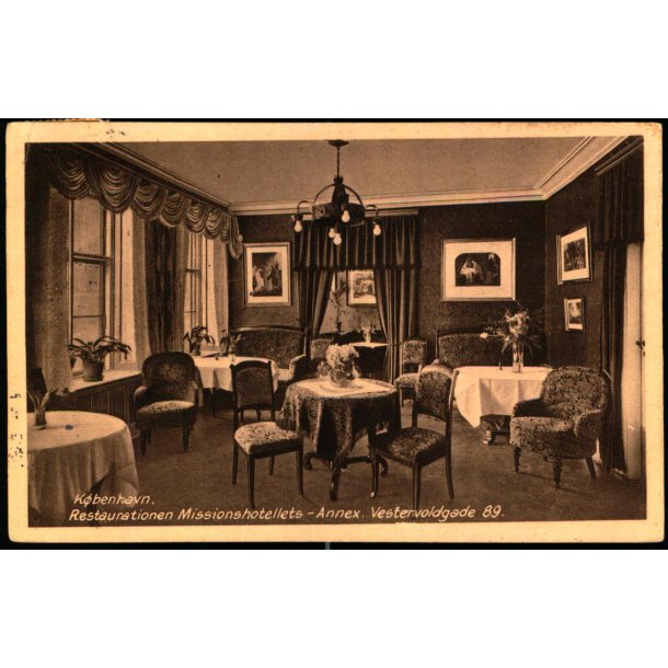 Kbenhavn - Restaurationen Missionshotellets Annex - Vestervoldgade 89 - Chr. Pedersen 6