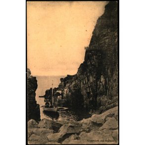 Gudhjem - Klippeparti ved Hestesten - I.P. Rnne Eneret - Brugt