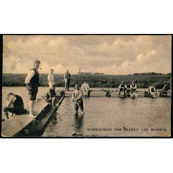 Badecene Fra Lejren ved Borris - C. Jrgensen - Lejrfotograf - 1174 - Brugt