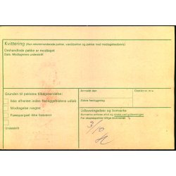 Adressekort fra Christiansfeld - 6 kr Rigsvben m.m. - Berigtigelseskort 24 - Efterporto 0,10