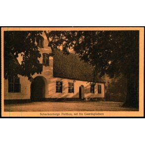 Schackenborg - Porthuset set fra Gaardspladsen - Q 93 - Ubrugt