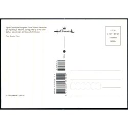 Prins Willem Alexander - Maxima Zorreguieta -  Hallmark 504 - Ubrugt