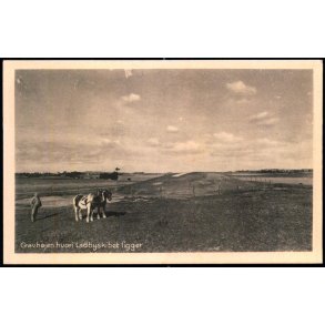 Gravh�jen hvori Ladbyskibet ligger - Eneret 75724 - Ubrugt