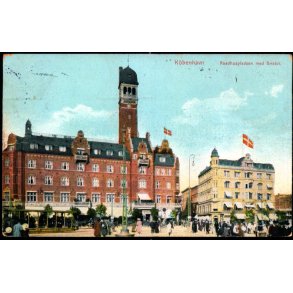 Kbenhavn - Raadhuspladsen med Bristol,- u/n