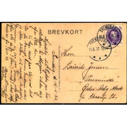 Svendborg - Udsigt fra Christiansminde Restauranten - Skandinavisk Repruduktion. u/n - Brugt