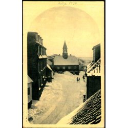 Ebeltoft Raadhus i Sne - E. Frier u/n - Brugt