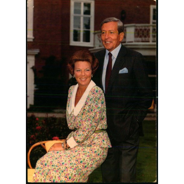 Dronning Beatrix - Prins Claus - Holland -  spanjersberg 296 - Ubrugt