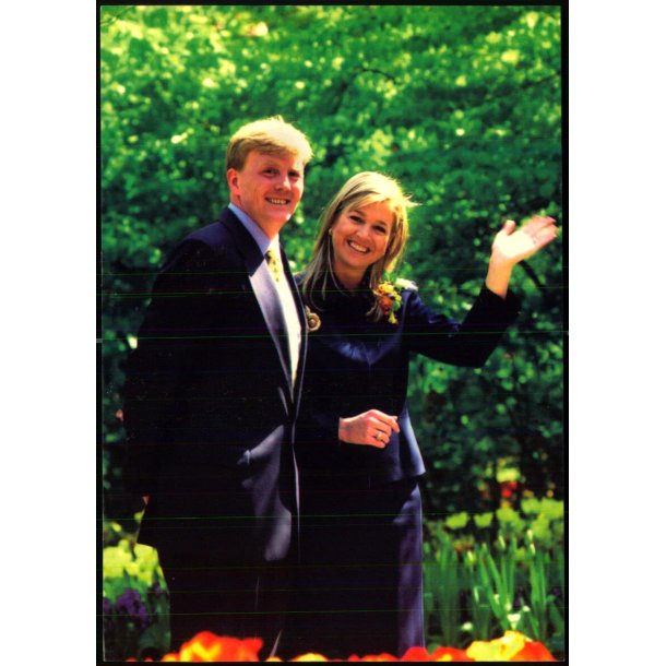 Prins Willem Alexander - Maxima Zorreguieta -  Hallmark 504 - Ubrugt