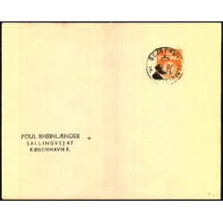 SEJLSTRUP pr. GREDSTEBRO - Posthornsstempel p Brev