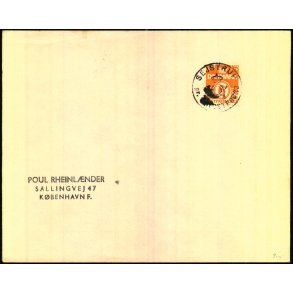 SEJLSTRUP pr. GREDSTEBRO - Posthornsstempel p Brev