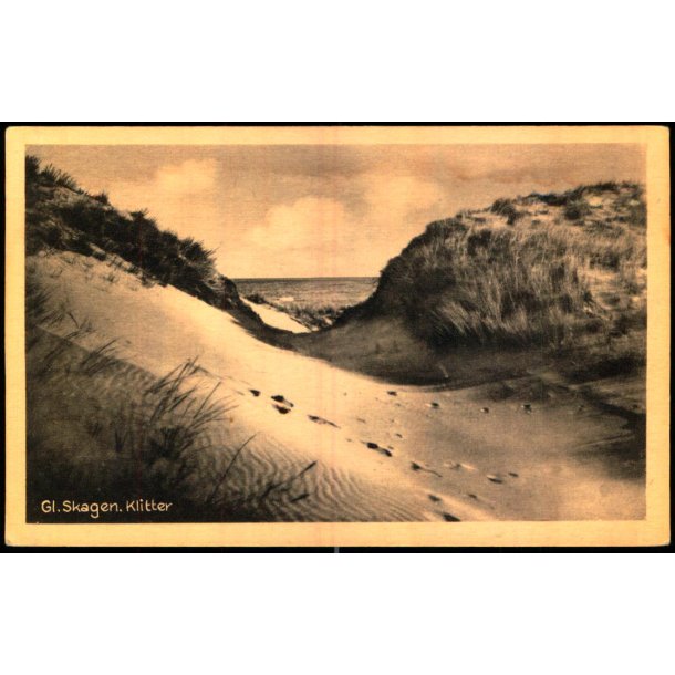 Gl. Skagen - Klitter - Nielsens Bogh. 75724 -Ubrugt