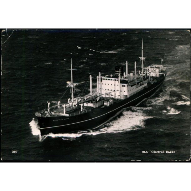 M/S "GERTRUD BAKKE" - 3287 - Brugt - Svage hjrner !