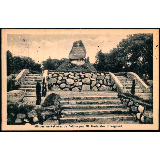 Mindesm�rket over de faldne paa Gl. Haderslev Kirkegaard - W. Sch�tzack 519 - Brugt