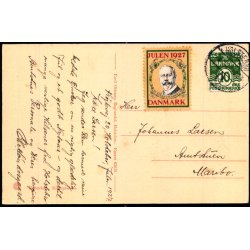 Holstebro - Gl�delig Jul - Kirkepladsen - Emil Ottesens Bogh. 62046 - Brugt