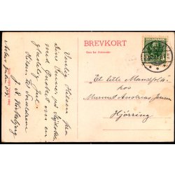 Askov H�jskole set fra Kirken - Jens Arnum  5226 - Brugt