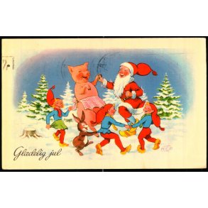 Hans Christian Petersen - Gldelig jul - Serie 110 - Brugt