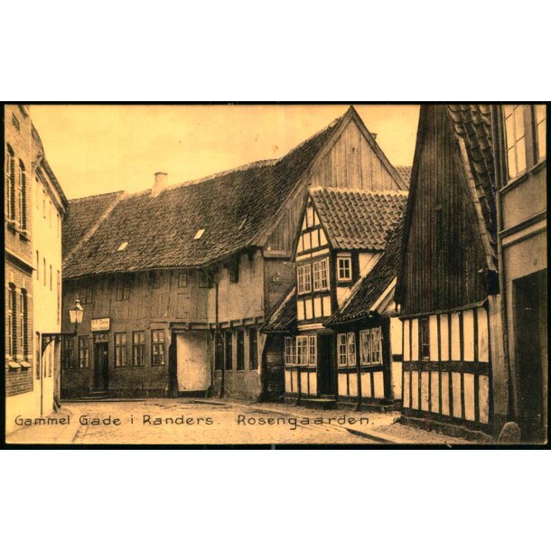 Gammel Gade i Randers - Rosengaarden - Stender 11745 - Ubrugt