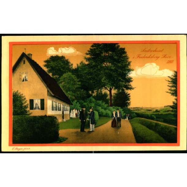 C. Bayer - Sveizerhuset i Frederiksberg Have (1860) - Alex Vincent 292/13 - Ubrugt