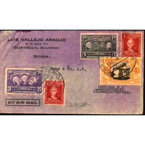 Luftpost Brev fra Ecuador til Tyskland - ? - 8 - 37