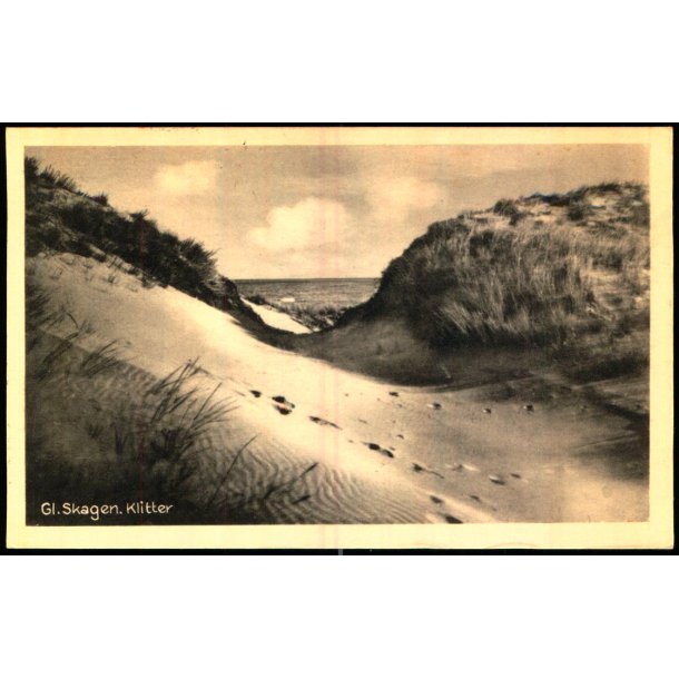 Gl. Skagen - Klitter - Nielsens Bogh. 75724 -Bbrugt