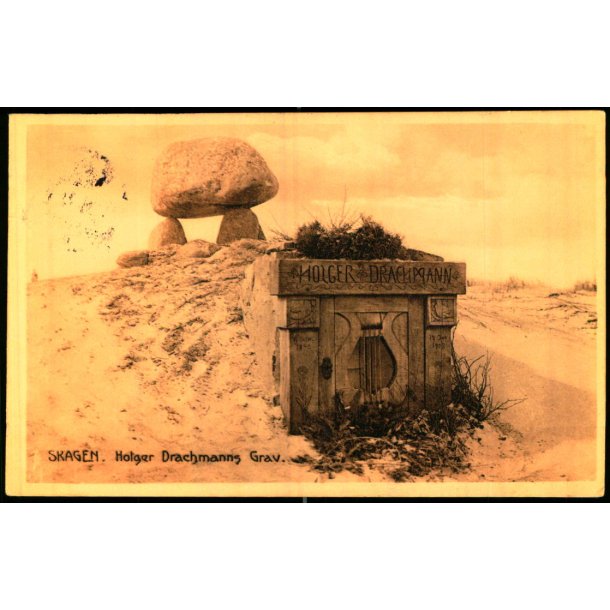Skagen - Holger Drachmanns Grav -  Schjeldes 26165 - Brugt