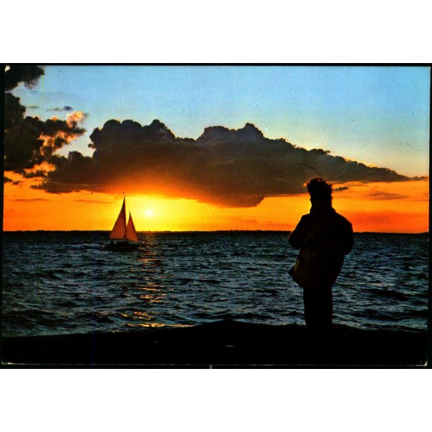 Solnedgang - Langeland - Langelands Papirlager 6025 - Brugt