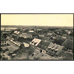 Faaborg - Udsigt fra Klokketaarnet - F.C. Alstr�ms Bogh. 5663 - Ubrugt