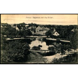 Askov H�jskole set fra Kirken - Jens Arnum  5226 - Brugt