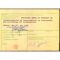 Adressekort fra Kbenhavn - 4x7 kr Rigsvben 2x1kr M - Berigtigelseskort 38 - Eftertporto 800 re