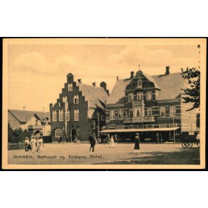 Skagen - Posthuset og Foldens Hotel -  Skagen Kortforlag 24179 - Ubrugt