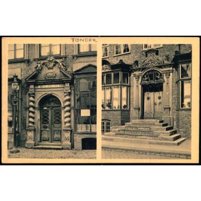 Tondern - Alte Haust�ren - J.A. B�dewadt 1909 - Ubrugt