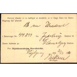 Skjoldnsholm Skovdistrikt - u/n - Brugt.