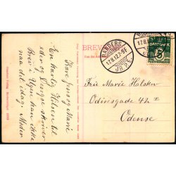 Randers - Aften ved T�jhushaven - Stender 16802 - Brugt