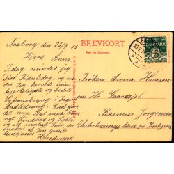 Faaborg - Udsigt fra Klokketaarnet - C.C.U. Johnsen 26516 - Brugt