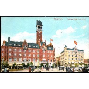 Kbenhavn - Raadhuspladsen med Bristol,- u/n