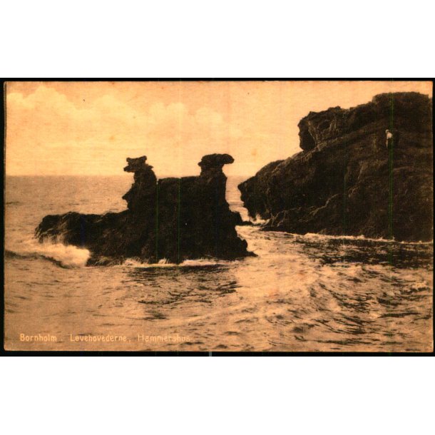 Bornholm - Lvehovederne  - Hammerershus - Rnne Bogh. 38142 - Ubrugt