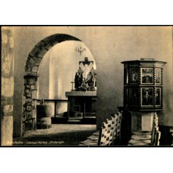 Bornholm - Olsker Kirke - Interir - W. Dams Bogh.  9038 - Ubrugt