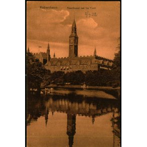 Kbenhavn - Raadhuset set fra Tivoli - 12007 - Ubrugt