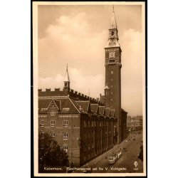 Kbenhavn - Raadhustaarnet set fra V. Voldgade - Chr. Olsen 266