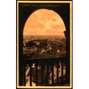 Faaborg - Udsigt fra Klokketaarnet - C.C.U. Johnsen 26516 - Brugt