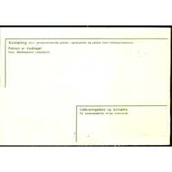 Adressekort med Postopkrvning fra Kbenhavn 2 - 2x8  kr. Rigsvben - 30 - 9- 80