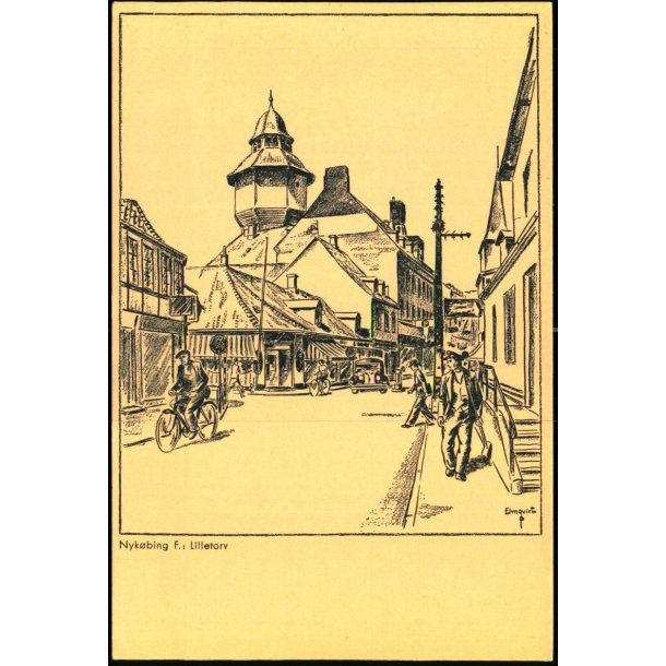 Nyk�bing F. - Lilletorv - A. Arnold-Larsens Bogh.  u/n - Ubrugt