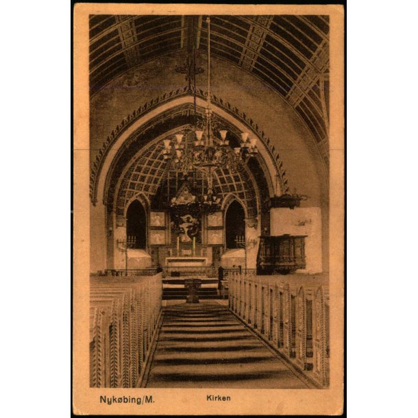 Nyk�bing M.  - Kirken - Nr. 1013 - Brugt