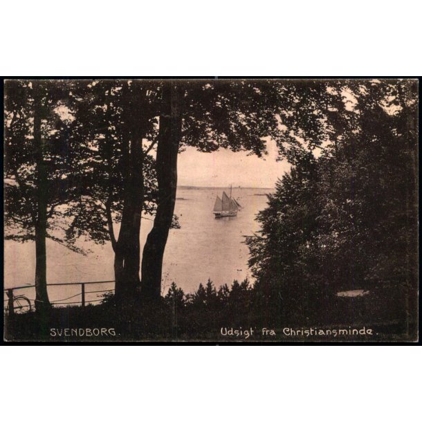 Svendborg - Udsigt fra Christiansminde - Chr. G. Kielberg 19322 - Brugt