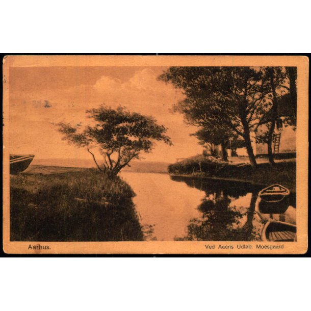 Aarhus - Ved Aaens udl�b - Moesgaard - J.J.N. 6891 - Brugt