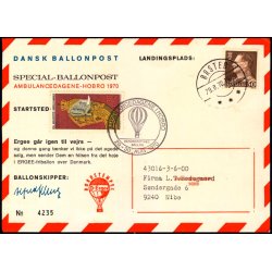 Ambulancedagene - Hobro 29-30 Aug. 1970 - Dansk Ballonpost u/n
