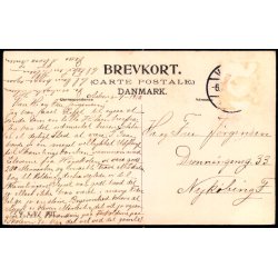 Askov H�jskole set fra Kirken - W.K.F. 3811 - Brugt