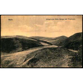 Mols -  Udsigt over Mols Bjerge ved Tinghulen - J.J.N. 121138 - Brugt