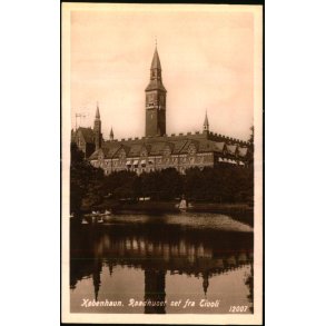 Kbenhavn - Raadhuset set fra Tivoli - 12007 - Brugt